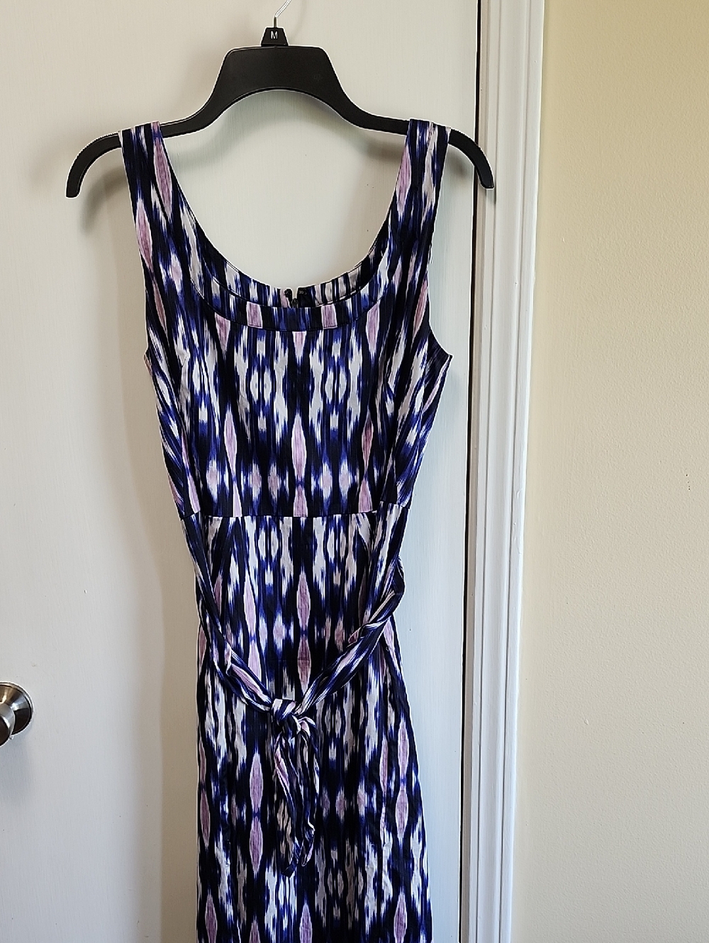 Ann Taylor Navy and Lavender Dress